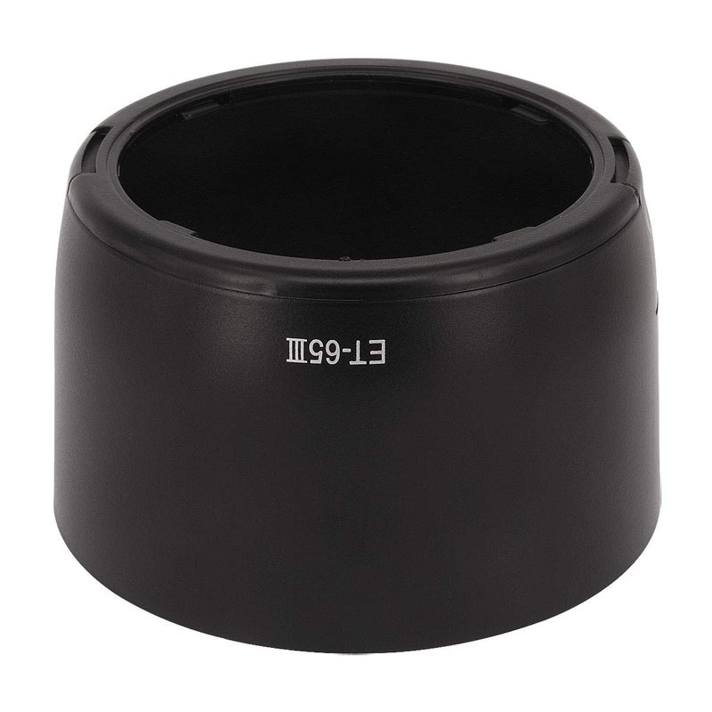 Haoge Bayonet Lens Hood Compatible with Canon EF 85mm f/1.8 USM, EF 100mm f/2.0 USM, EF 135mm f/2.8 Soft Focus, EF 70-210mm f/3.5-4.5 USM, EF 100-300mm f/4.5-5.6 USM Lens Replaces Canon ET-65 III - Image 4
